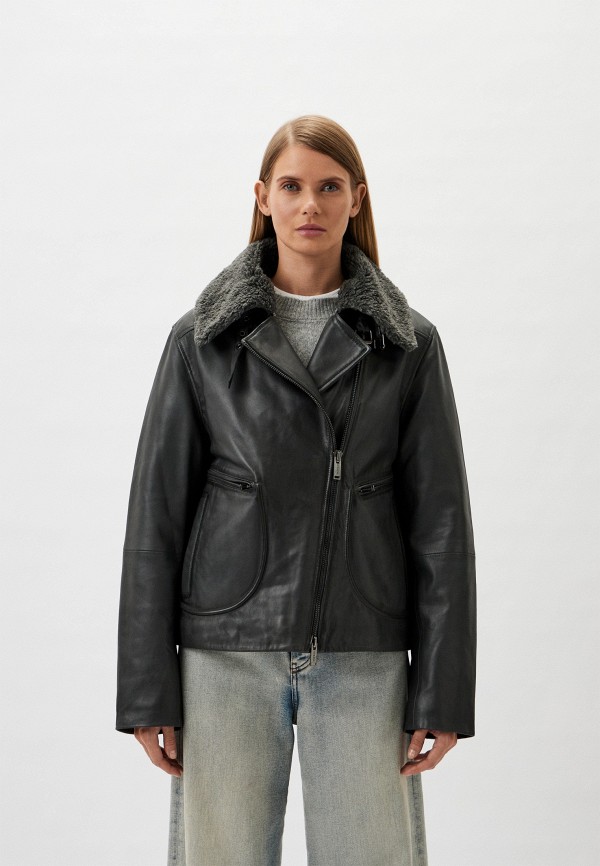 Iceberg Куртка кожаная утепленная - фото 1