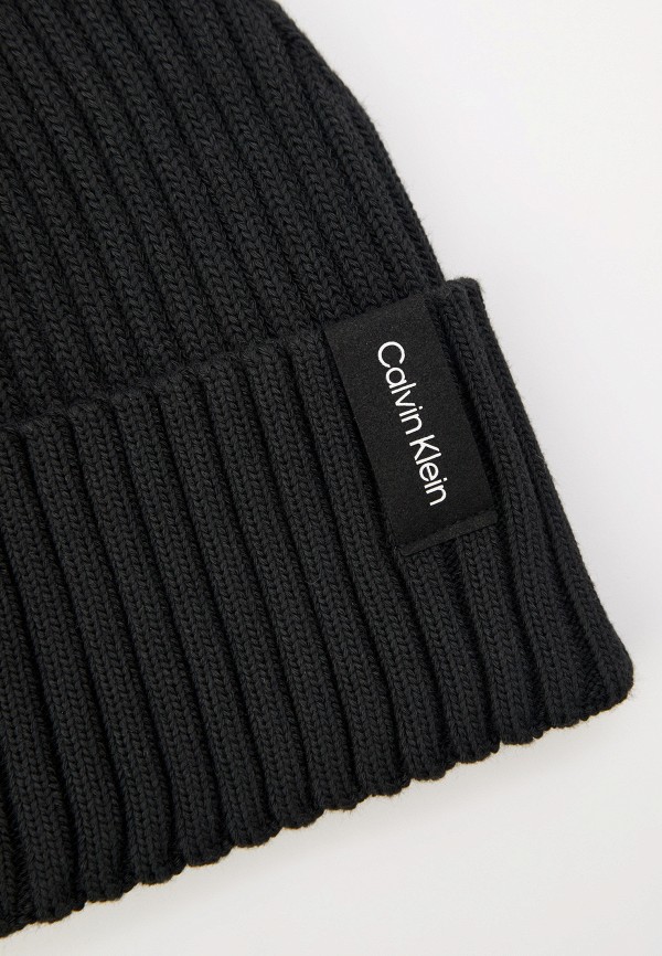 Calvin Klein Performance Шапка - RIB KNIT FOLDED BEANIE - фото 3