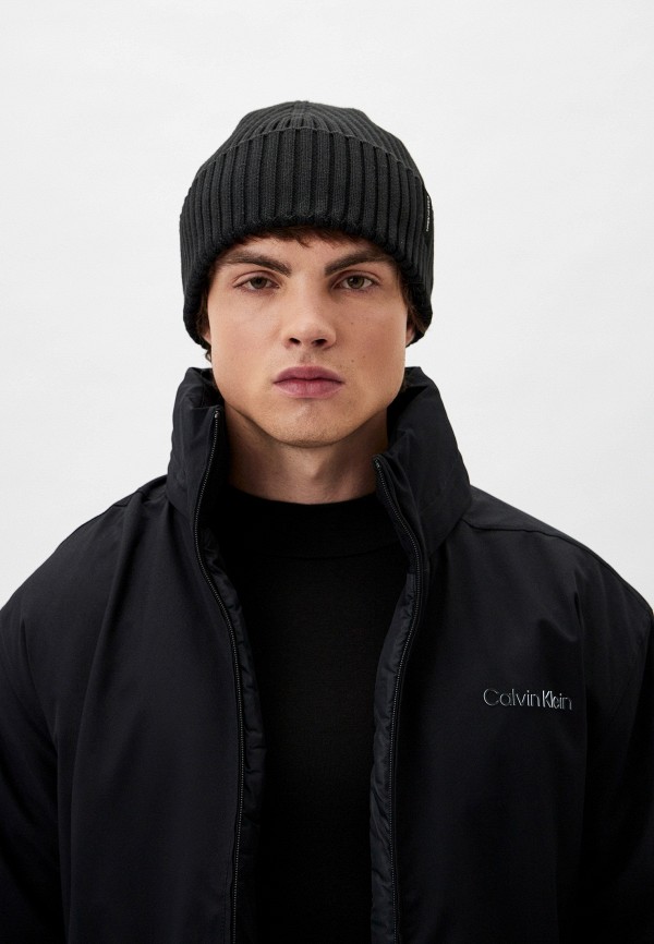 Calvin Klein Performance Шапка - RIB KNIT FOLDED BEANIE - фото 4