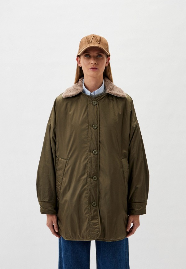 Куртка утепленная Weekend Max Mara reversible, цвет: хаки
