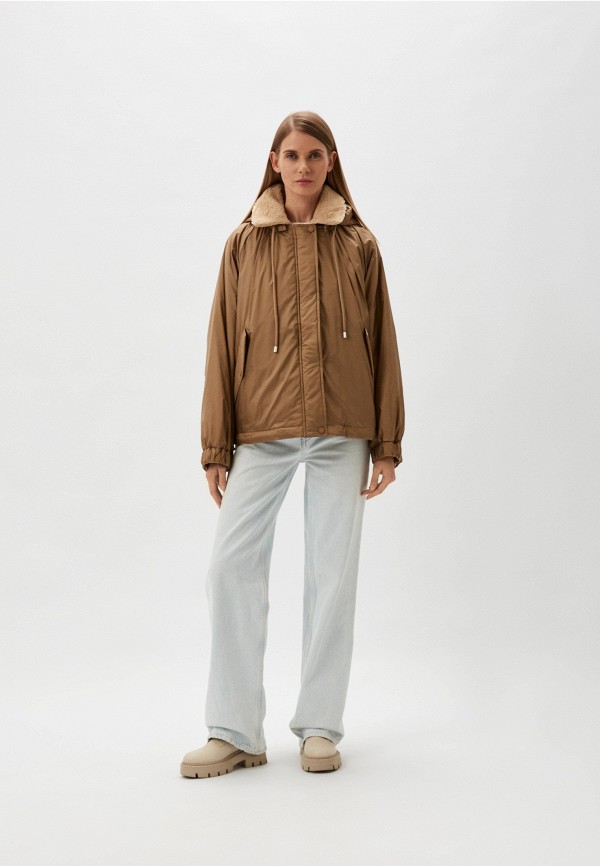 Куртка утепленная Weekend Max Mara revercible, цвет: бежевый