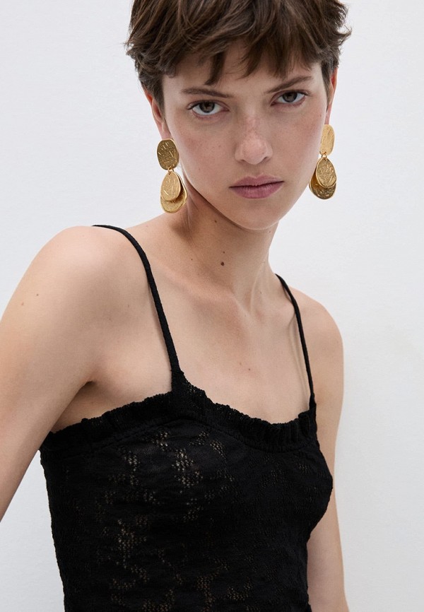 Mango Топ - NERO - фото 4