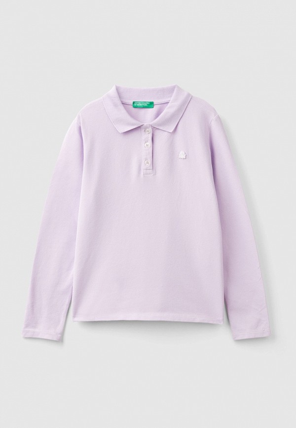 Поло United Colors of Benetton, цвет: фиолетовый, RTLADS419801 — купить ...