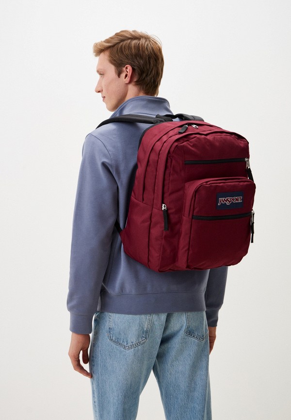 Jansport big student backpack viking red discount