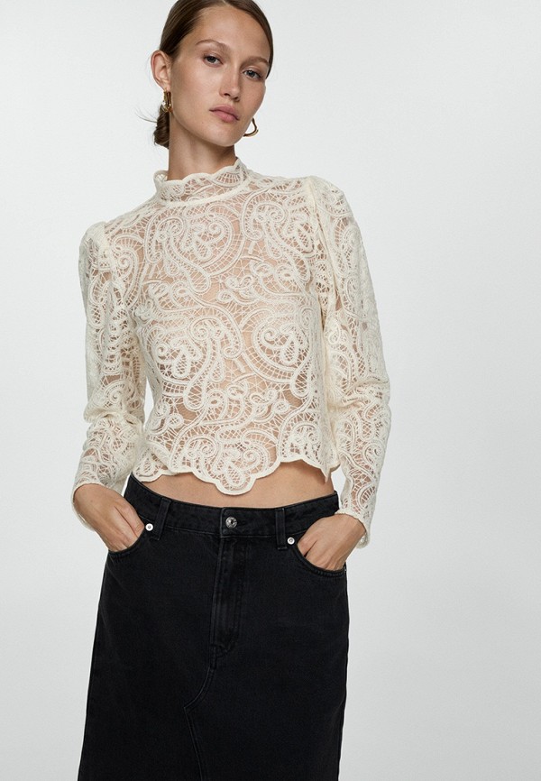 Mango Юбка джинсовая - SOLE - фото 5