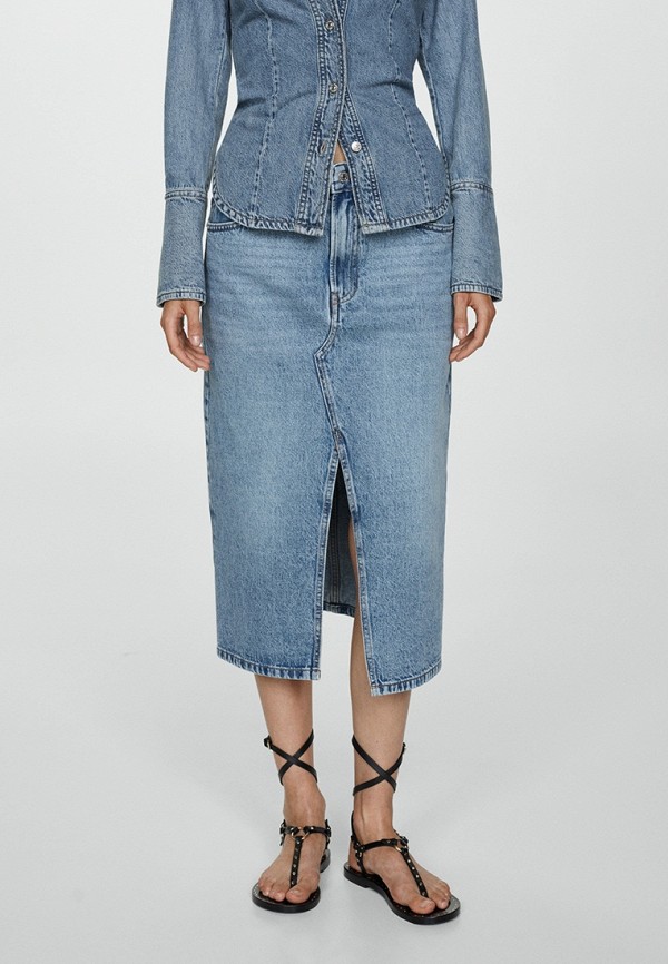 Mango Юбка джинсовая - SOLE - фото 1