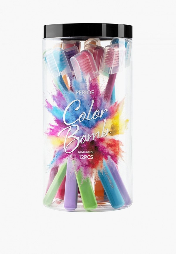 Perioe Зубные щетки 12 шт. - в устойчивой пластиковой банке - фото 1