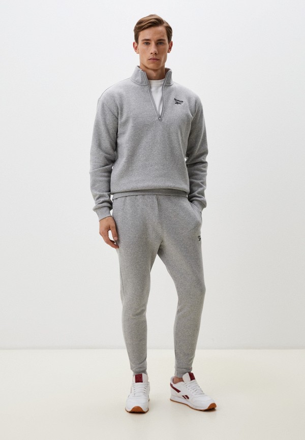 Reebok Олимпийка - REEBOK IDENTITY SL FLEECE 1/4 ZIP - фото 2