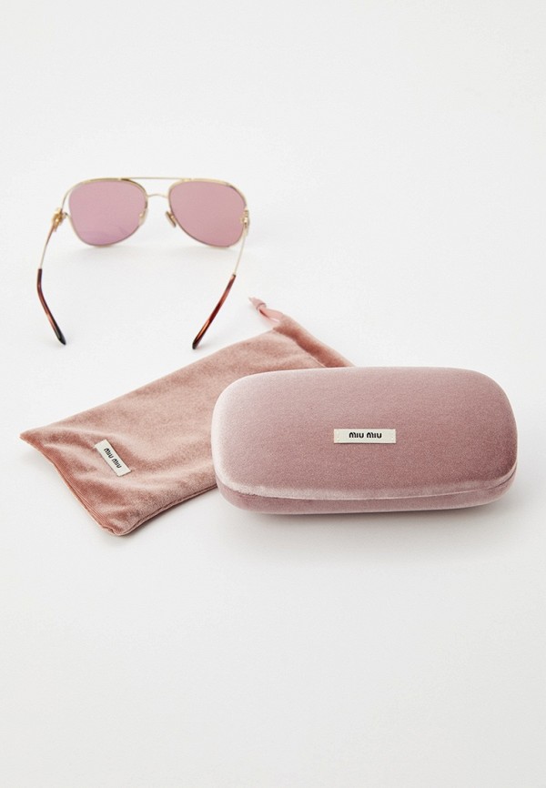 Miu Miu Очки солнцезащитные - MU 52ZS ZVN50D - фото 4