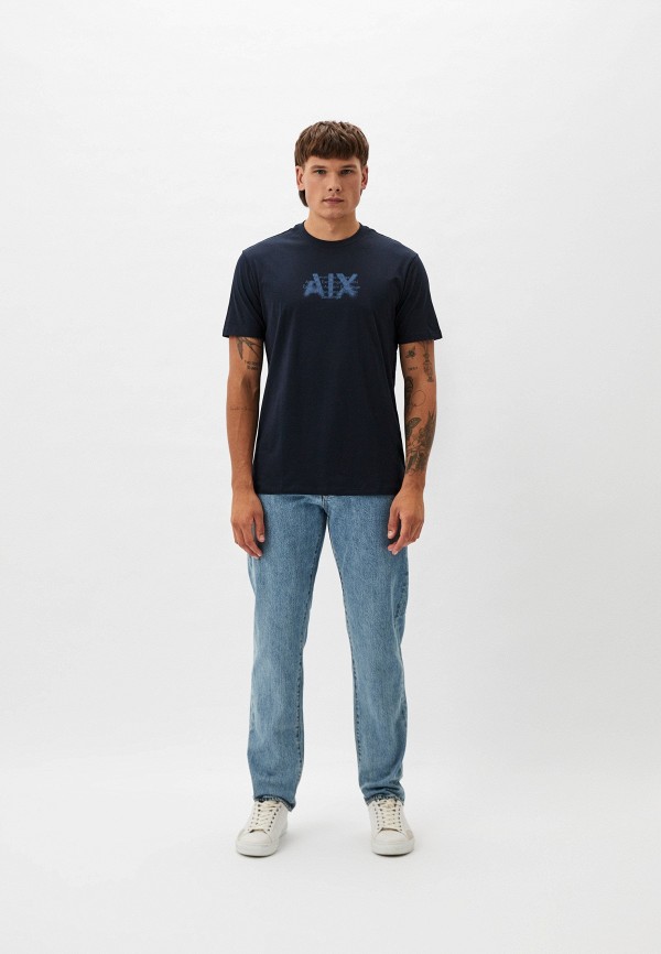 Футболка Armani Exchange, цвет: синий, RTLADT901701 — купить в интернет ...
