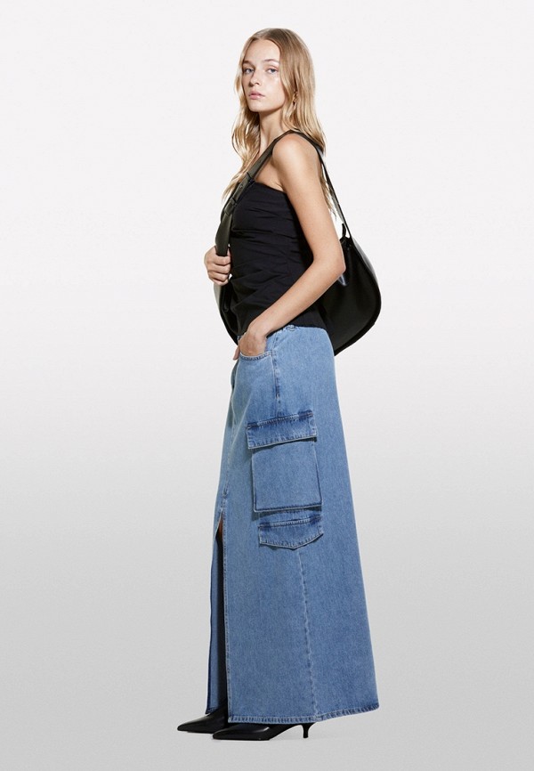 Sisley Юбка джинсовая - фото 5