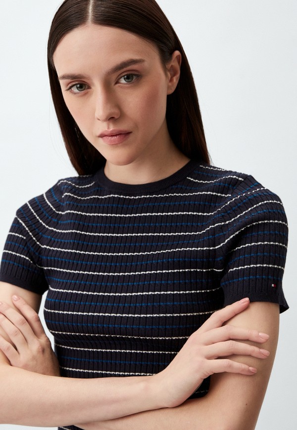 Джемпер Tommy Hilfiger, цвет: синий, RTLADU003101 — купить в интернет ...