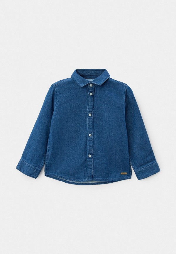 Mayoral Рубашка джинсовая - фото 1