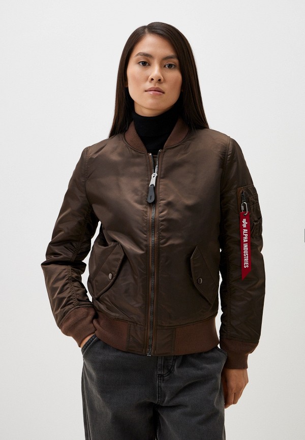 Бомбер Alpha Industries OVERSIZED MA-1, цвет: хаки, RTLADU755801