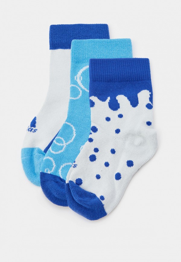 adidas Носки 3 пары - KIDS GRF 3PP HALBLU/BLUBRS/LUCBLU - фото 1