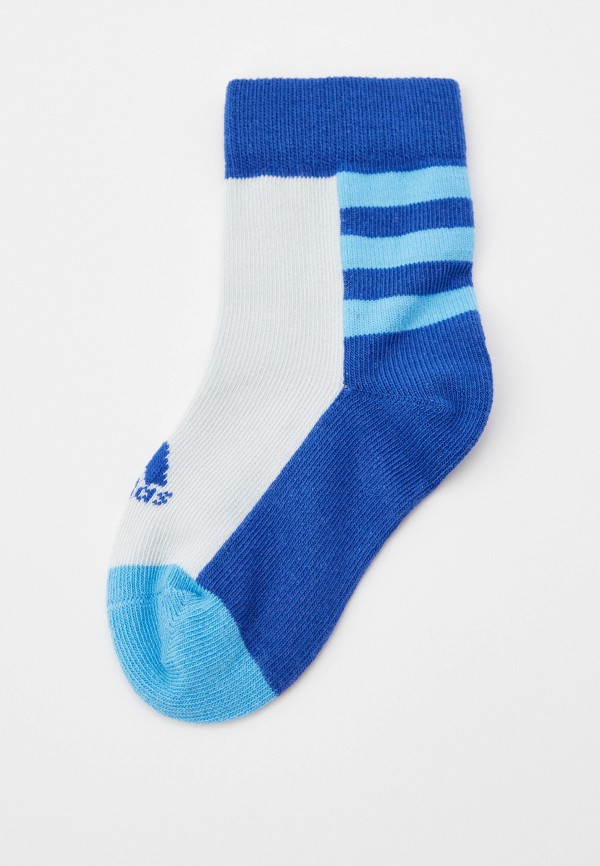adidas Носки 3 пары - KIDS GRF 3PP HALBLU/BLUBRS/LUCBLU - фото 4