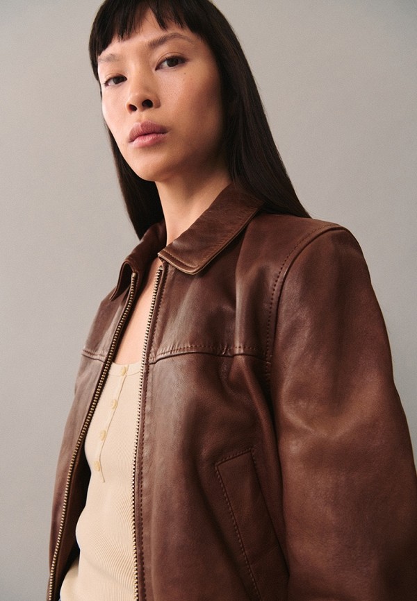 Mango Куртка кожаная - CHAQUETA ANNIE - фото 6