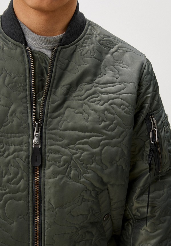 Alpha Industries Куртка утепленная и брелок - CAMO QUILTED MA-1 FLIGHT JACKET - фото 5