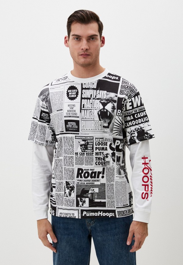 PUMA Лонгслив - Media Day LS Tee - фото 1