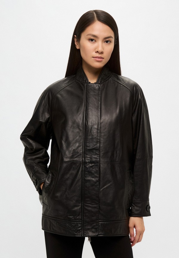 Marella Куртка кожаная утепленная - NARVEL - фото 1