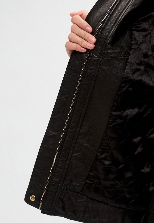 Marella Куртка кожаная утепленная - NARVEL - фото 4