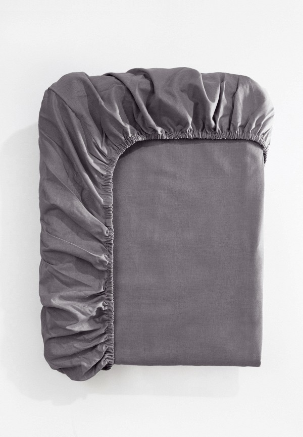 Lamoda Home Простыня 1,5-спальная - 140х200х25 см - фото 1