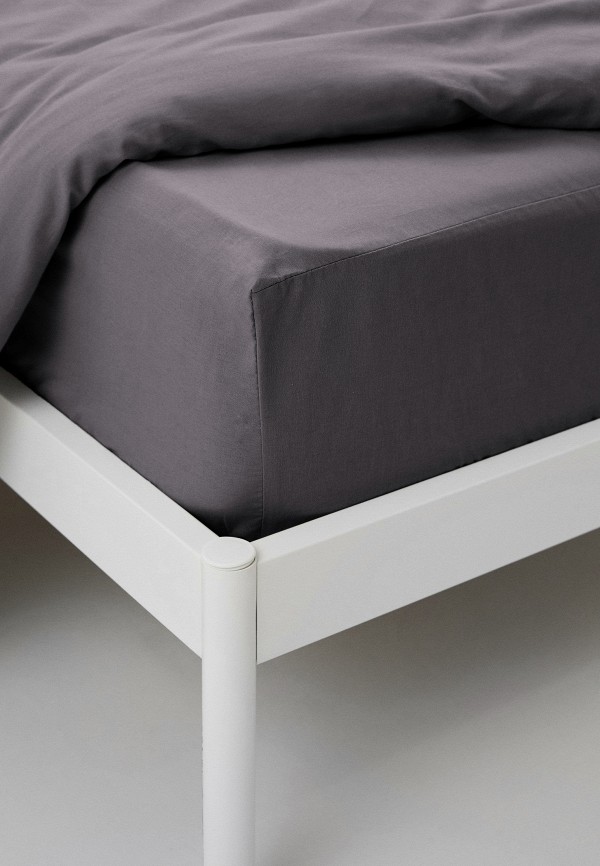 Lamoda Home Простыня 1,5-спальная - 140х200х25 см - фото 2