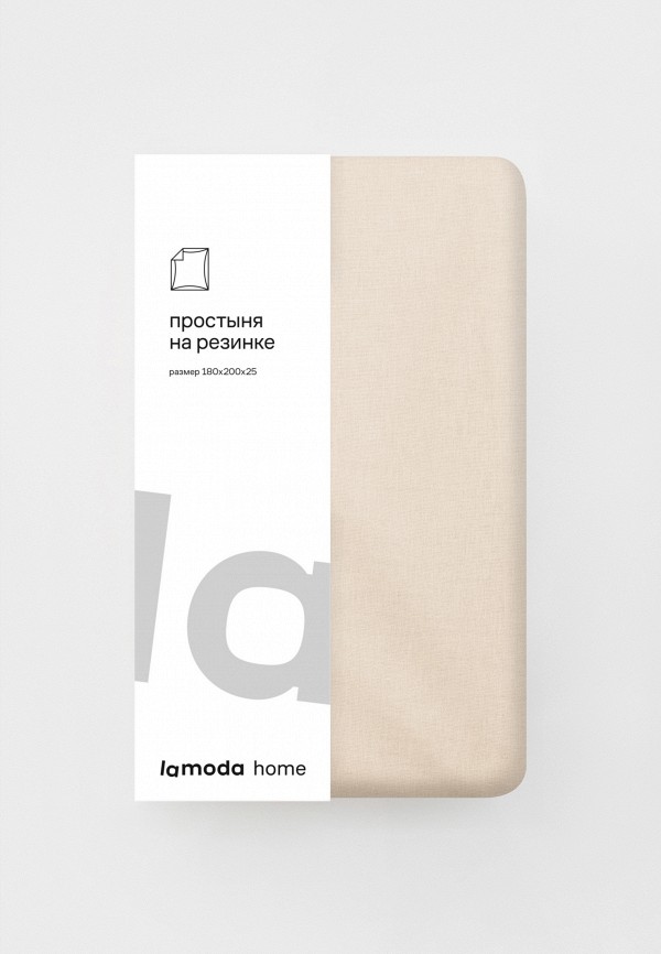 Lamoda Home Простыня Евро - 180х200х25 см - фото 5