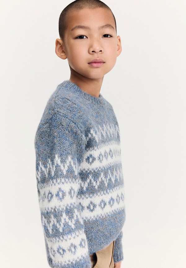 Mango Kids Свитер - BLUE - фото 2