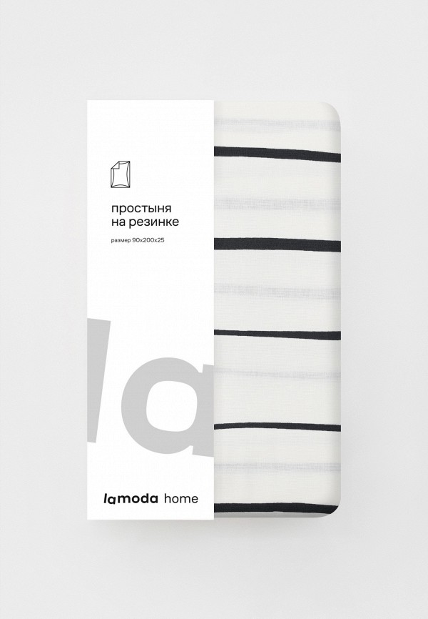 Lamoda Home Простыня 1,5-спальная - 90х200х25 см - фото 5