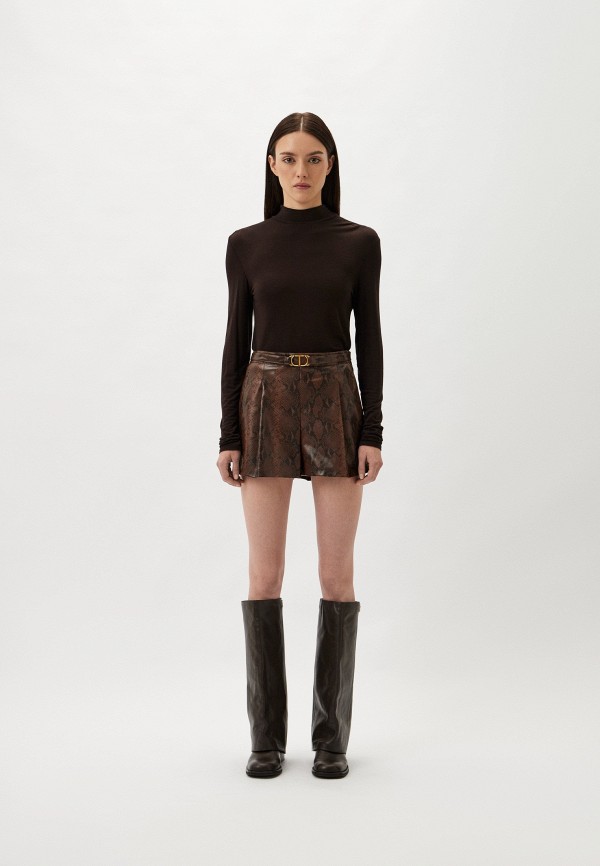 Twinset Milano Шорты кожаные - фото 2