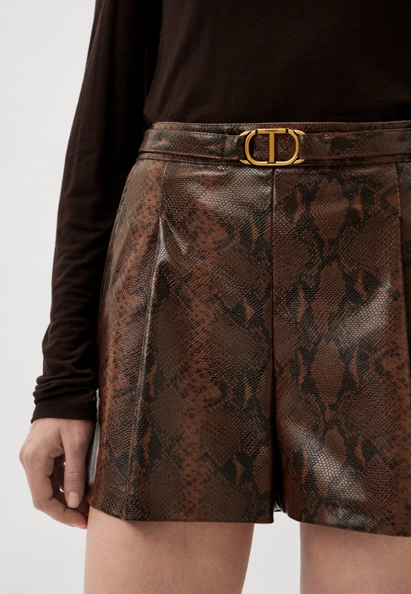 Twinset Milano Шорты кожаные - фото 4