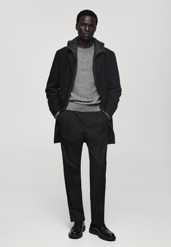 Mango Man Пальто однобортное - MATHIS - фото 2