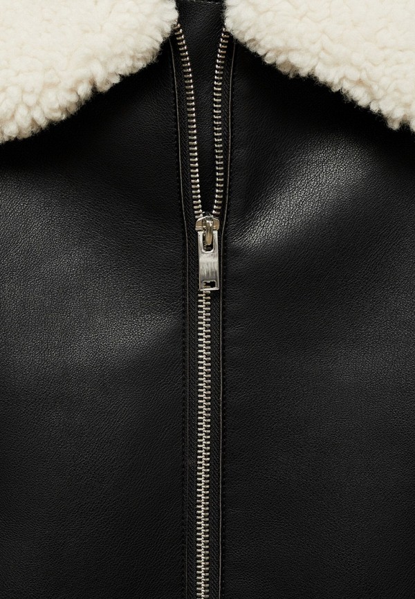 Mango Куртка кожаная - ZLATA - фото 4