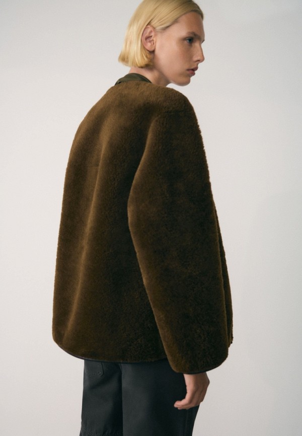 Mango Бомбер меховой - BETHOVEN - фото 2