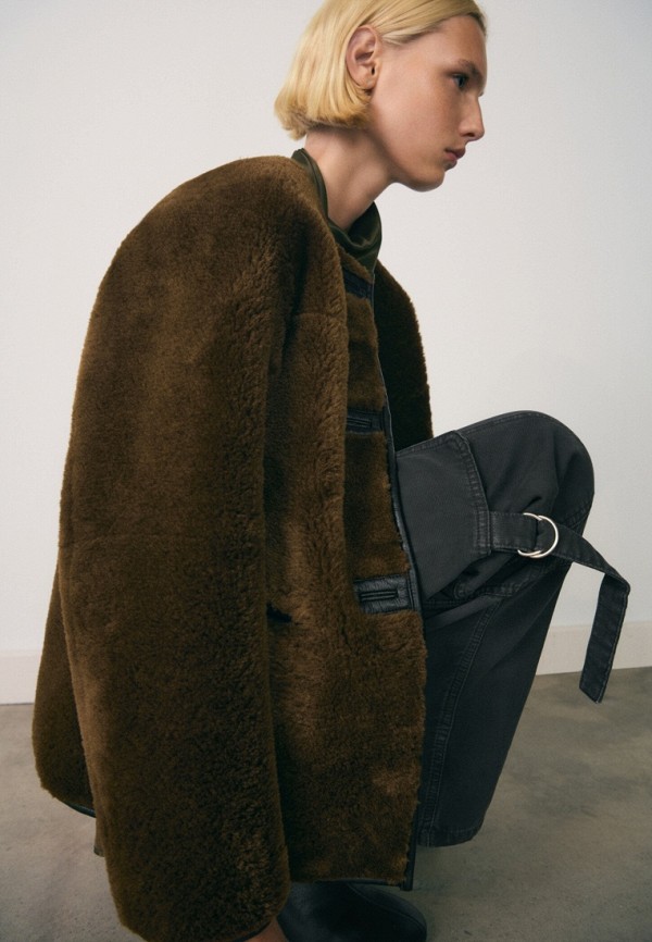 Mango Бомбер меховой - BETHOVEN - фото 5