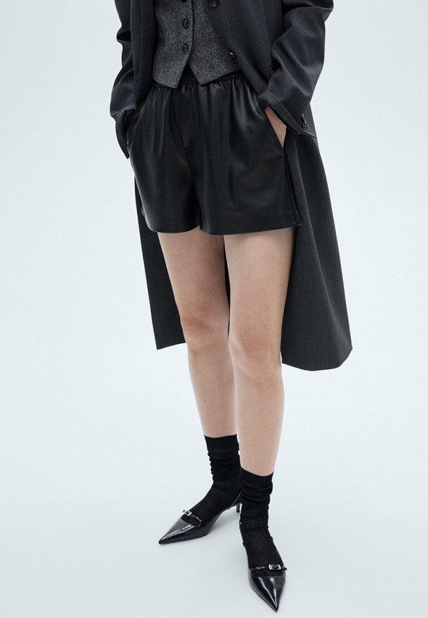 Mango Шорты кожаные - POMA - фото 1