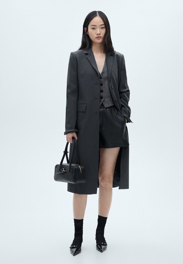 Mango Шорты кожаные - POMA - фото 2