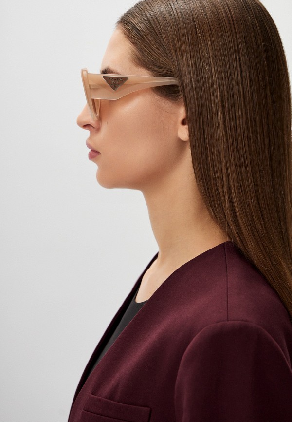 Prada Очки солнцезащитные - PR 14ZS 19R10D - фото 6