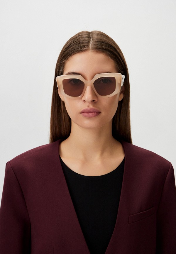 Prada Очки солнцезащитные - PR 14ZS 19R10D - фото 5