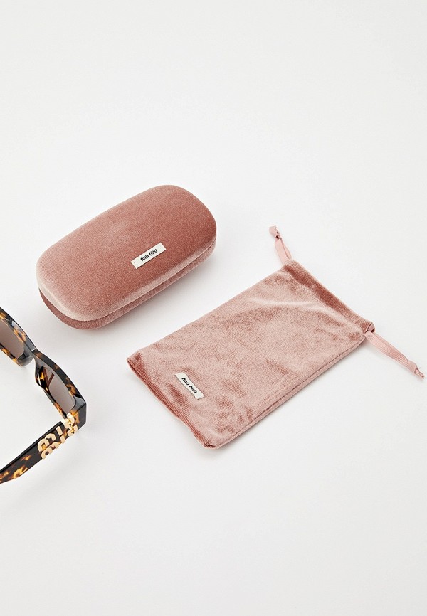 Miu Miu Очки солнцезащитные - MU 09WS VAU06B - фото 4