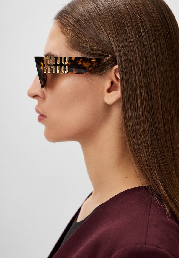 Miu Miu Очки солнцезащитные - MU 09WS VAU06B - фото 6