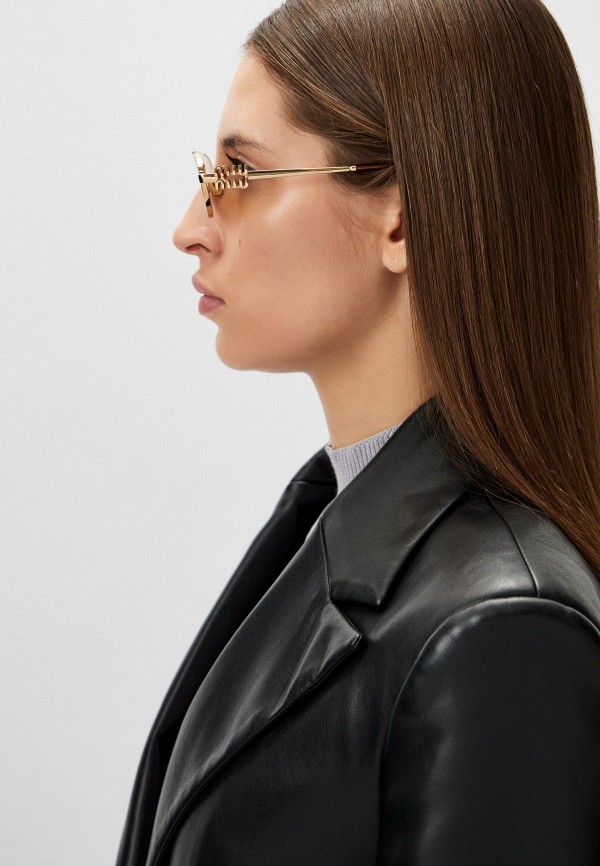 Miu Miu Очки солнцезащитные - MU 54ZS 5AK40D - фото 6