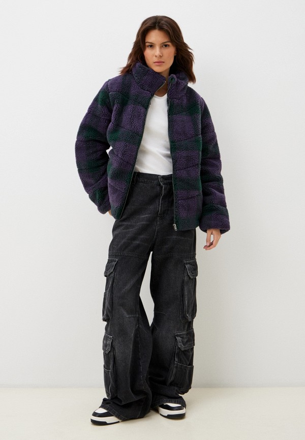 Vans Куртка меховая - Foundry Plaid High Pile Puff - фото 2