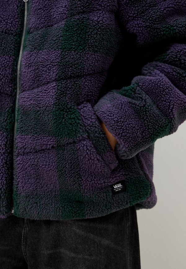 Vans Куртка меховая - Foundry Plaid High Pile Puff - фото 5
