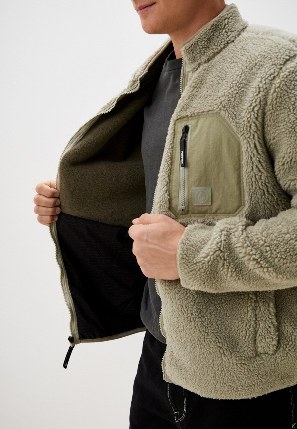 Volcom Куртка меховая - Muzzer Fuzzar Zip - фото 4