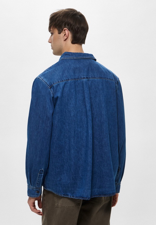 Mademan Рубашка джинсовая - фото 3