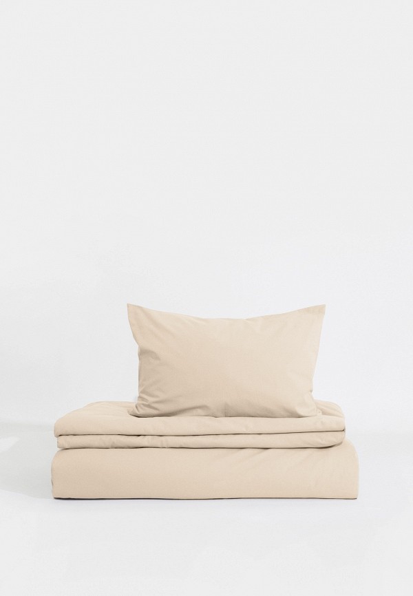 Lamoda Home Постельное белье 1,5-спальное - Сатин, без простыни - фото 1