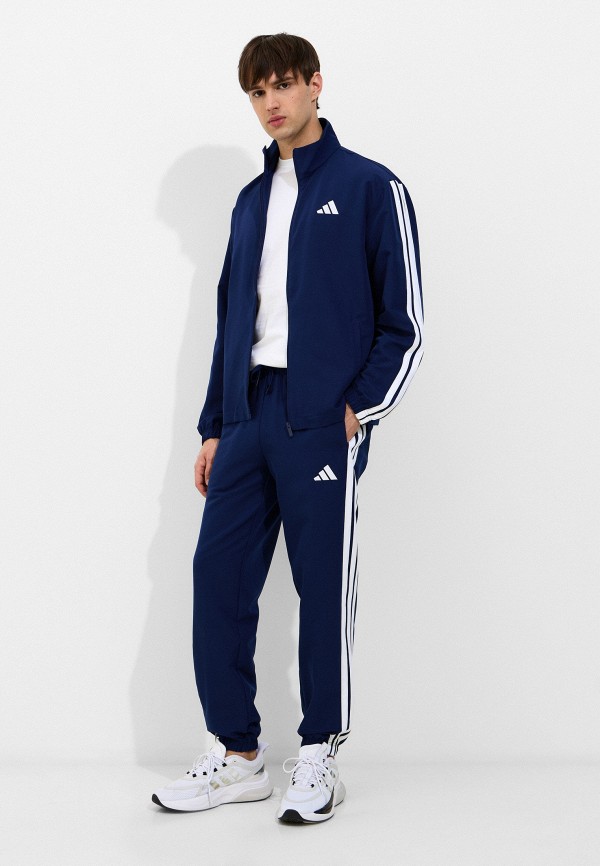 Костюм спортивный adidas M 3S WV TT TS, цвет: синий, RTLADX639801 ...