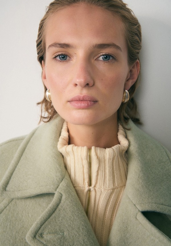 Mango Пальто однобортное - BEETLE - фото 4